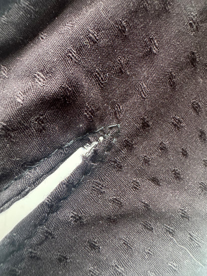 Sample - Black dobby bun accessory