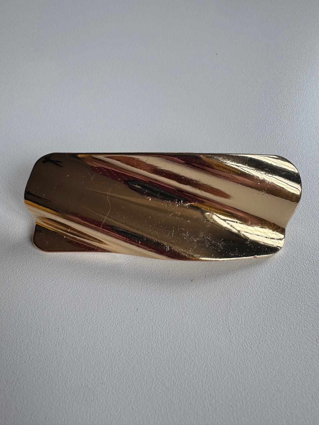 Échantillon - Barrette métallique or Ludi