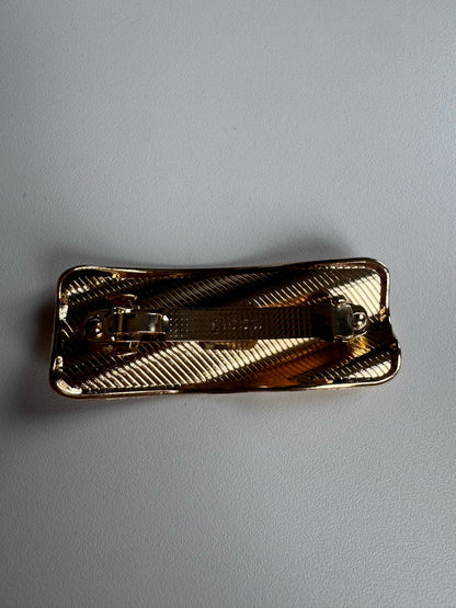 Échantillon - Barrette métallique or Ludi
