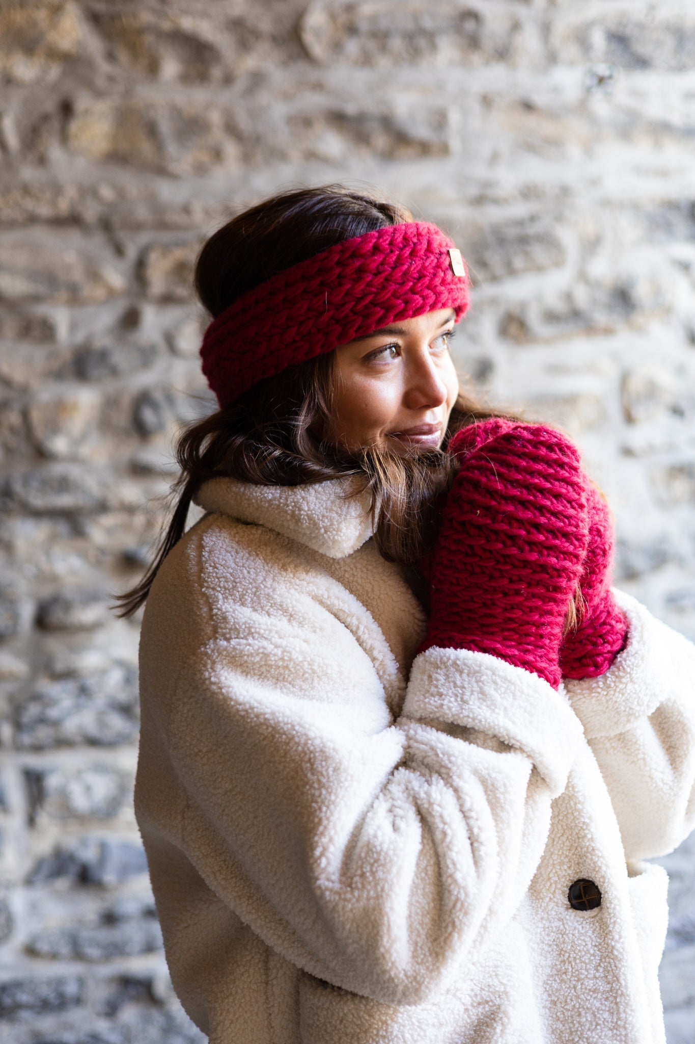 Bandeau tricoté à la main - gibou.ca