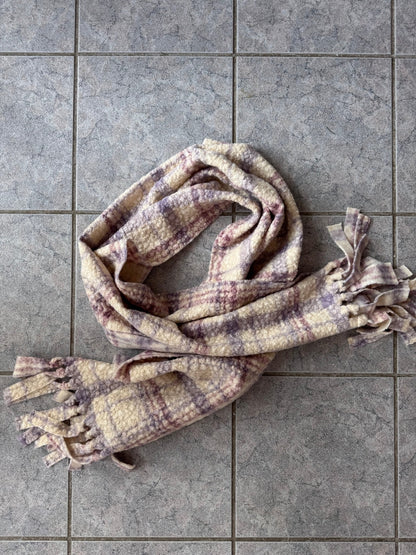 Échantillon - Foulard en molletonné bouclé à franges - gibou.ca