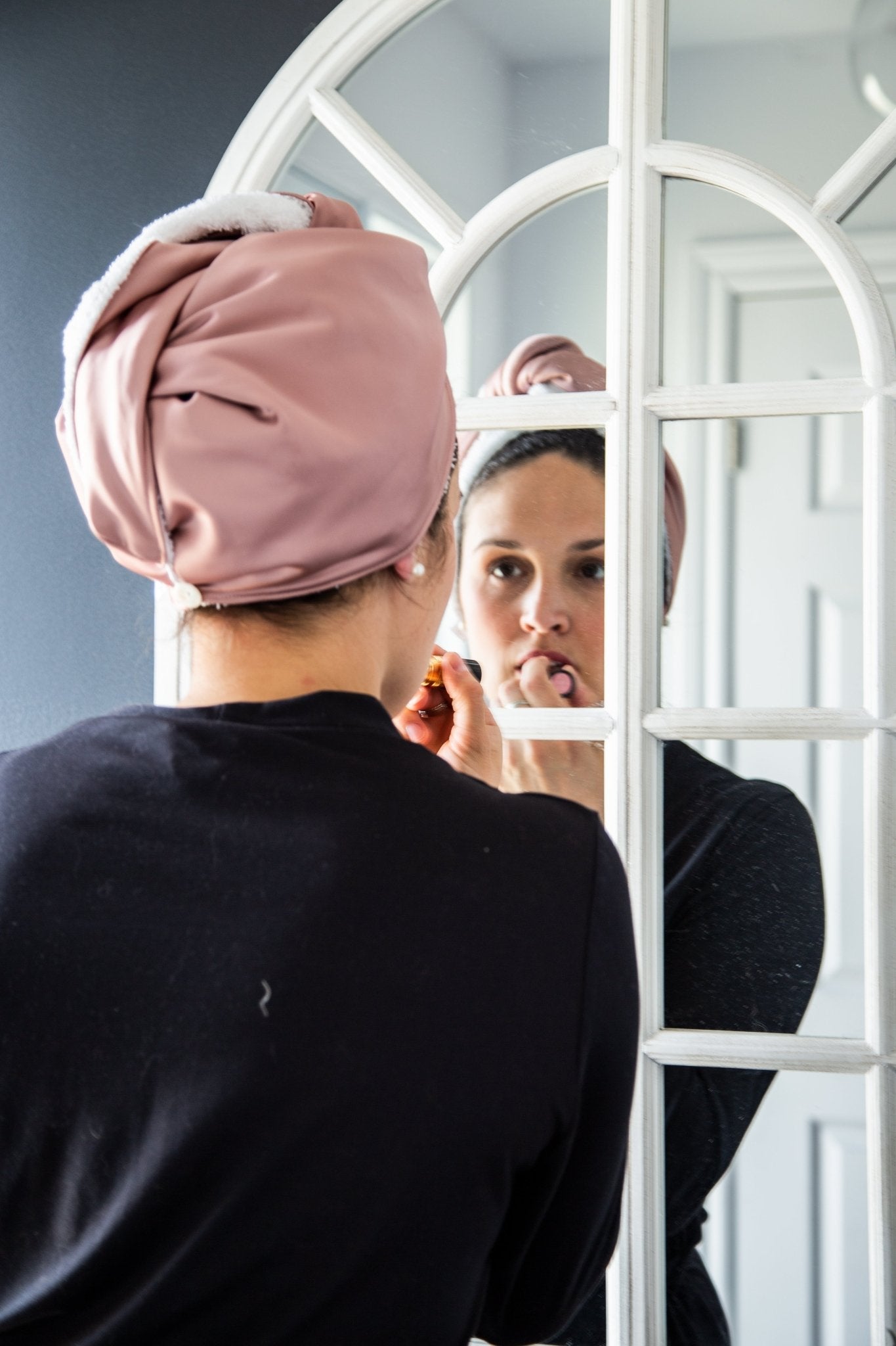 Serviette en bonnet pour les cheveux - gibou.ca