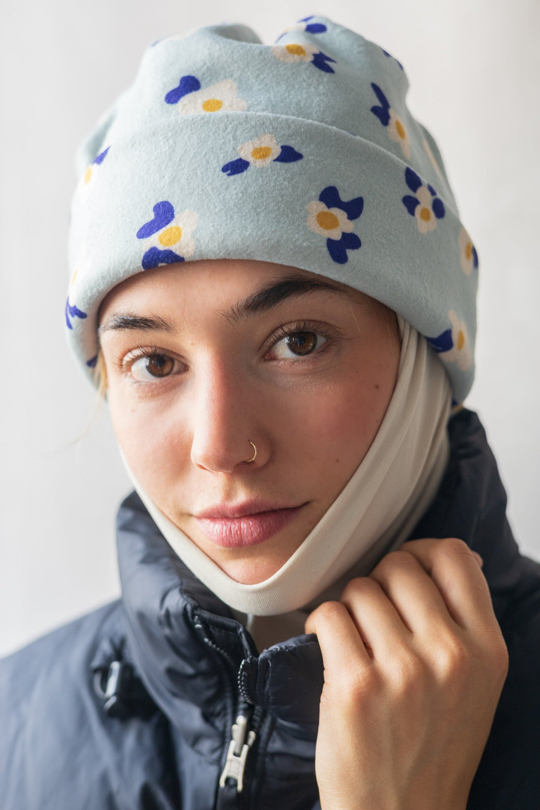 Tuque en polar à motif - gibou.ca