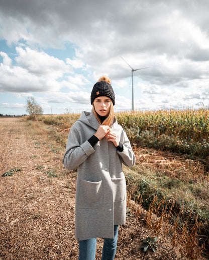 Échantillon - Tuque tricoté à la main sans doublure