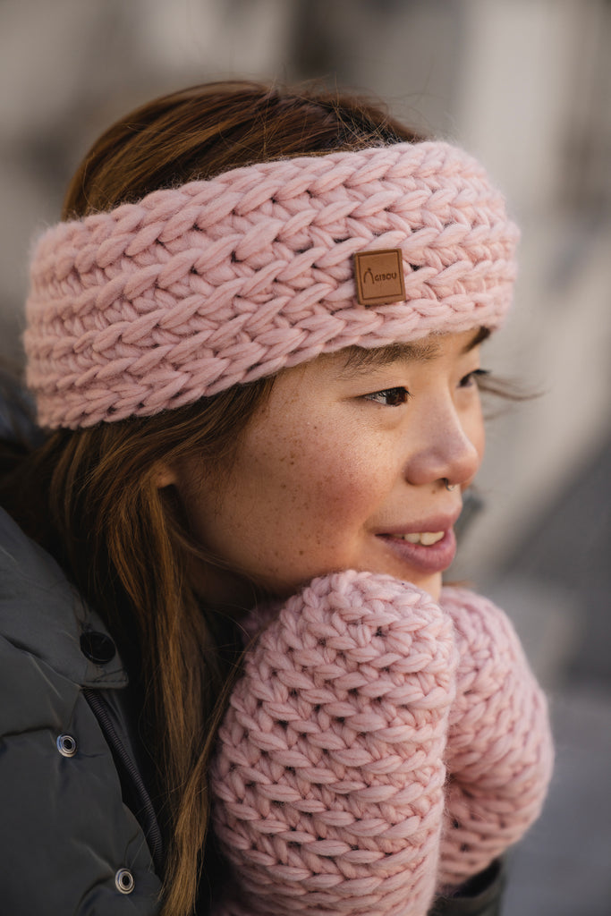 Hand Knit Winter Headband – gibou.ca