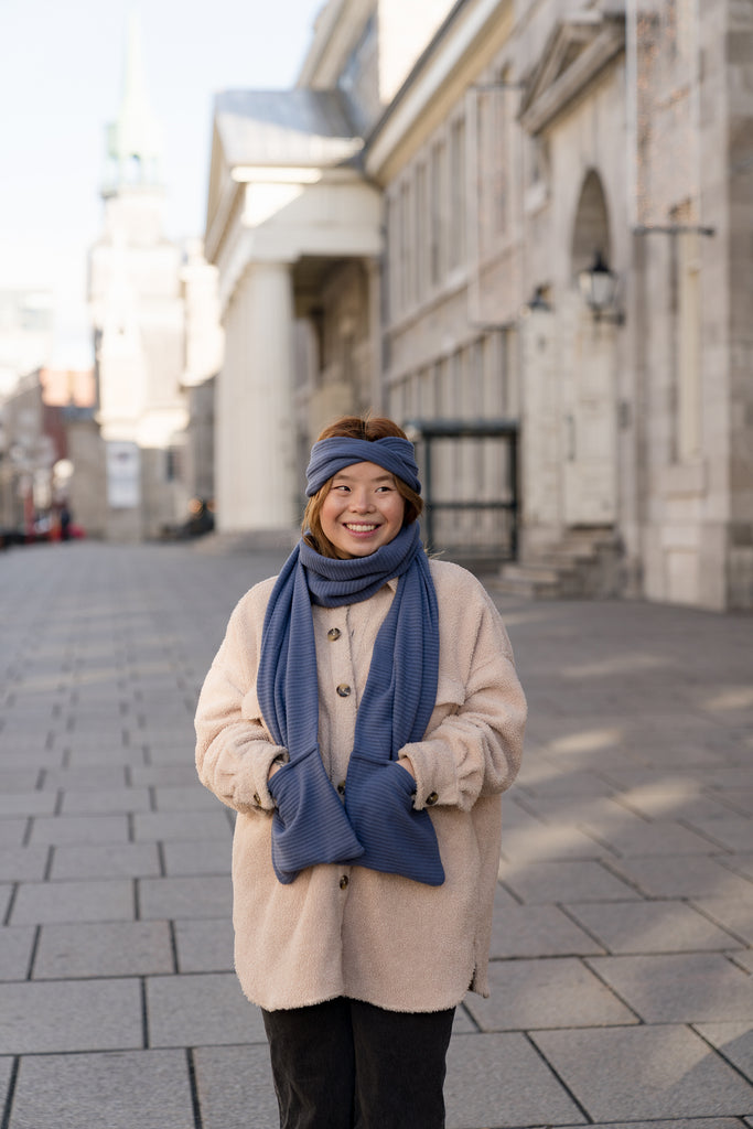 Le foulard côtelé / The Ribbed Scarf