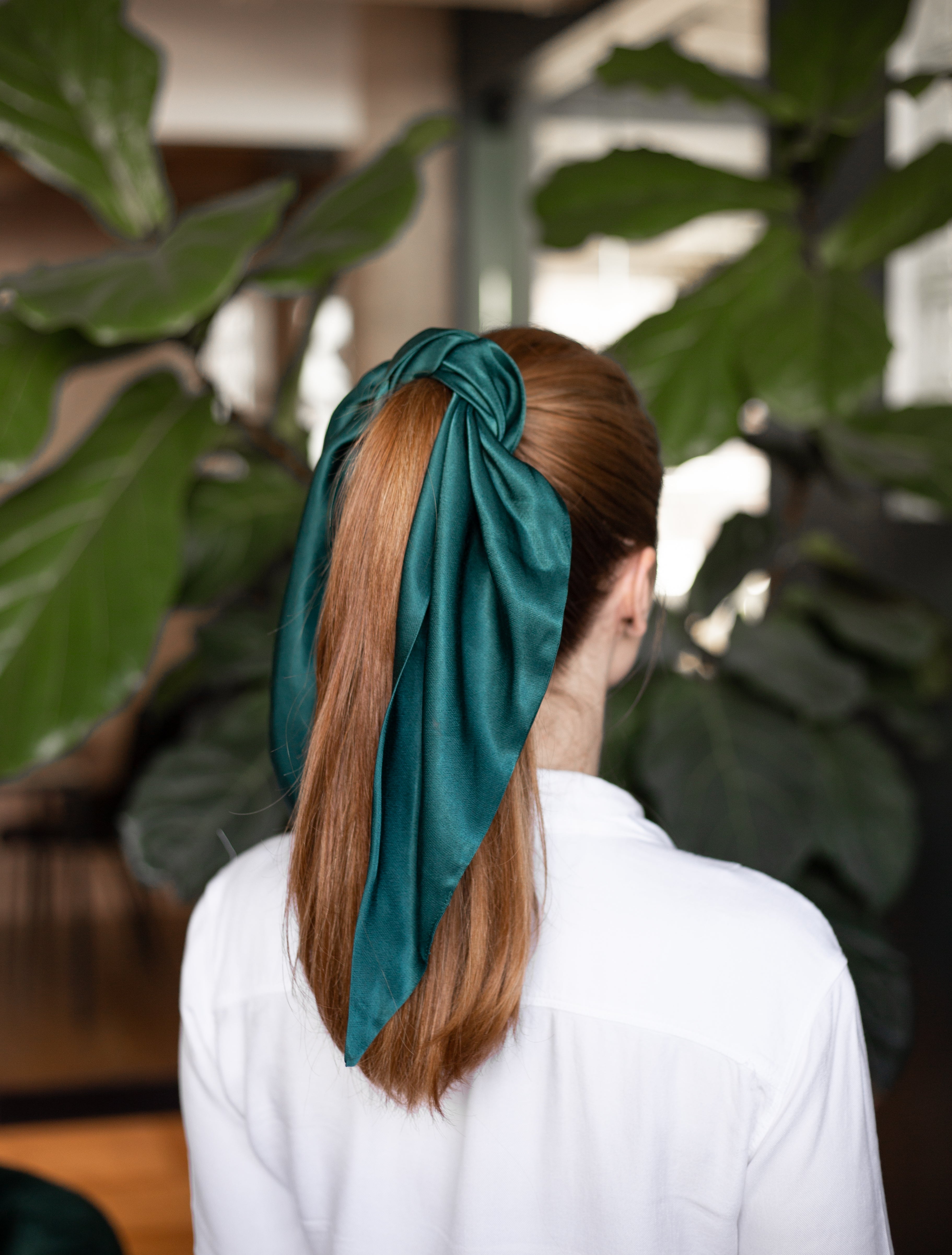 Échantillon -  Foulard multifonctionnel émeraude